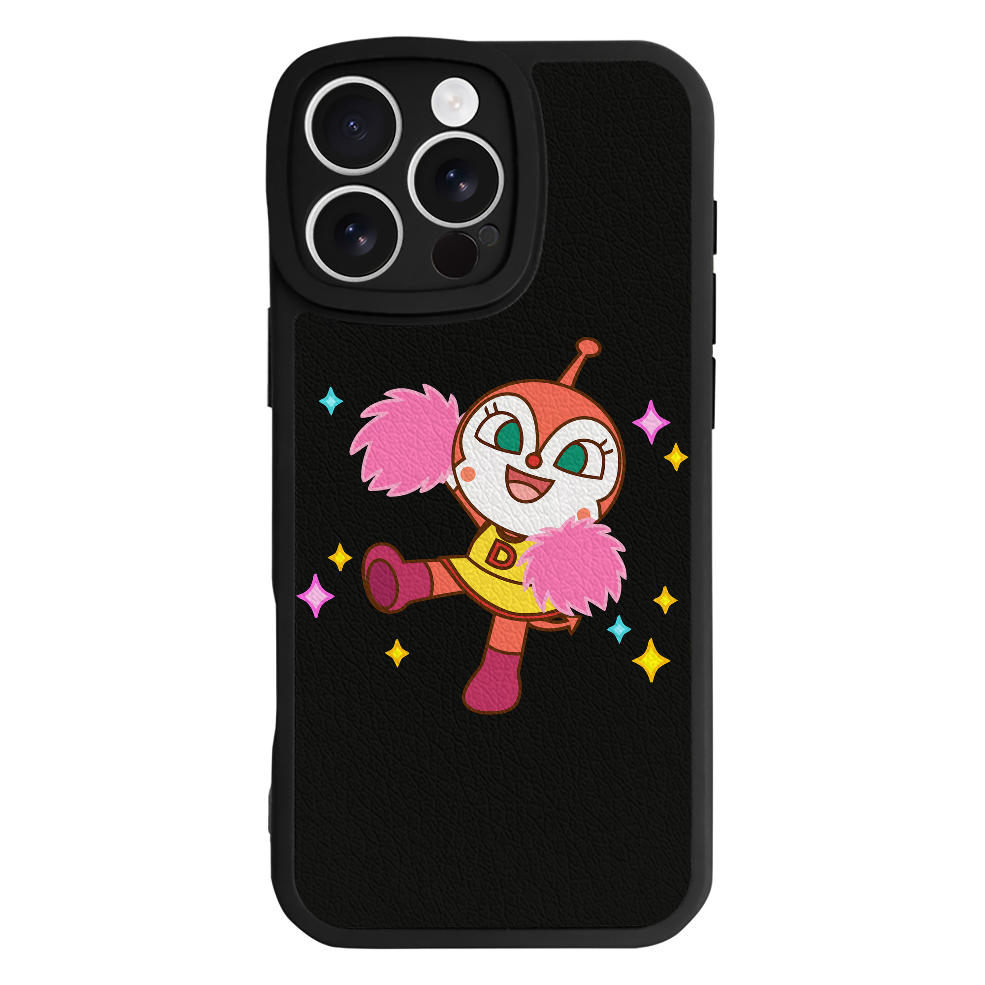 （画像用） アンパンマン Anpanman 【iPhone 16シリーズ対応】シリコンスマホケース（レザー調） 材質：シリコン